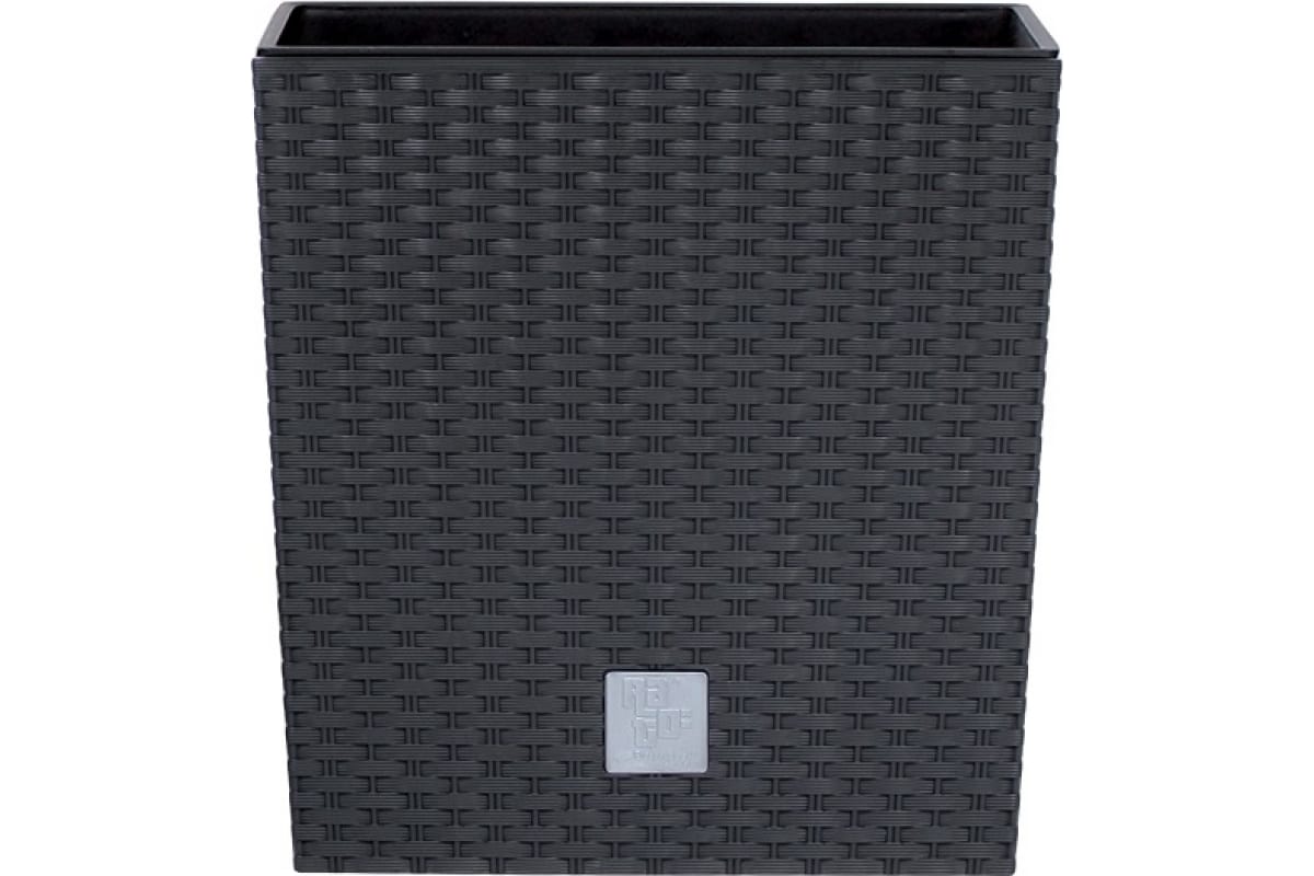 Кашпо для цветов RATO Low антрацит 2 предмета 37/64л DRTS400L-S433