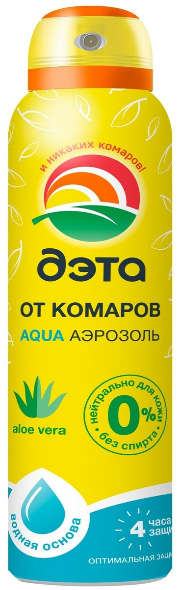 Репеллент ДЭТА АКВА аэрозоль от комаров 150мл