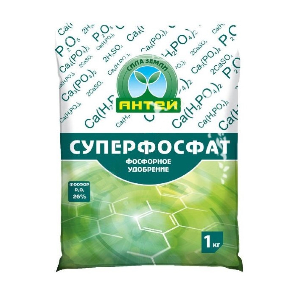 Удобрение Суперфосфат простой Р -26% Антей 1кг/ 3кг