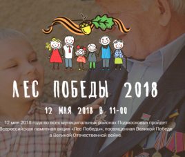 Новости 12 мая 2018 года ПДК «Южный» принял участие во Всероссийской памятной акции «Лес Победы»
