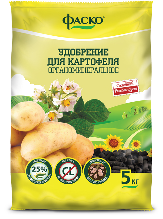 Удобрение Фаско для Картофеля органоминеральное 5кг