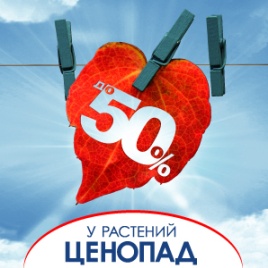 Новости Скидки до 50% на садовом центре и в магазине