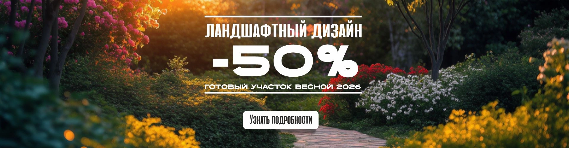 Акция садового центра декоративных растений Южный