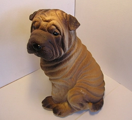 Фигура садовая Собака Шарпей