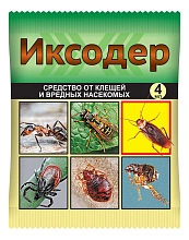 Инсектицид Иксодер от иксодовых клещей 4мл (акарицид)